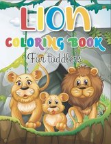 Lion coloring book for toddlers