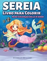 Sereia Livro para Colorir para Criancas de 4 a 8 anos