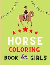 Horse coloring book for girls: Cute Horse Coloring Pages for Kids (Horse Coloring Book for Kids Ages 4-8 9-12)