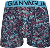 Gianvaglia Boxershorts 3-PACK 001 Blauwe Fantasieprint - L SIZE