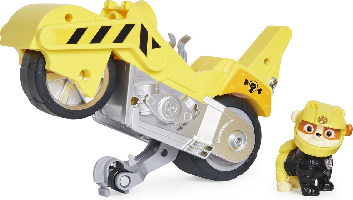 Bol.com PAW Patrol Moto Pups - Rubble - Terugtrekmotor - Speelgoedauto aanbieding