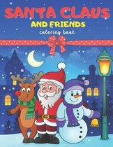 Santa Claus and Friends Coloring Book