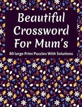 Beautiful Crossword For Mum's