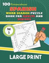 Large Print Spanish Word Search Puzzle Book For Adults And Seniors Vol 5