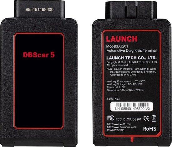 Launch X431 V Diagnose Tablet Met Volledige Set Adapters