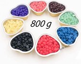 800 GRAM Wax Beans (8 x 100 gram) - Hars Bonen - Wax Boon - Hars Bean - Pro Wax Bean- Ontharing - Thuiswax - Ontharingsmiddel - Wax Strips - Haarverwijderaar - Refill Wax - Hars Vu
