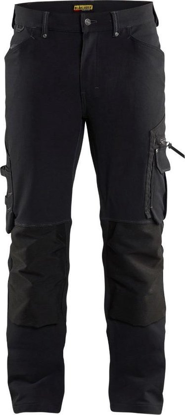 Blaklader 1989 Pantalon de Travail Stretch 4-way X1900 Zwart