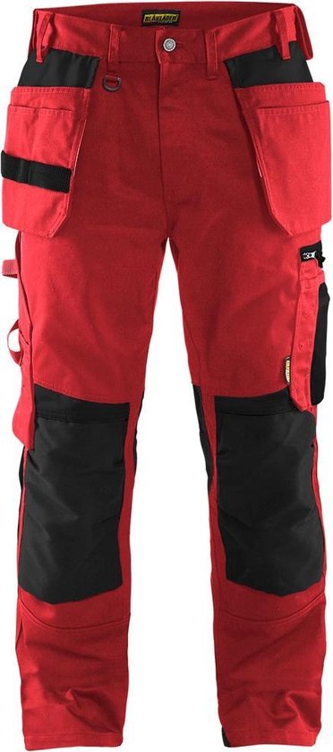 Blaklader 1555 Werkbroek Rood/Zwart | bol