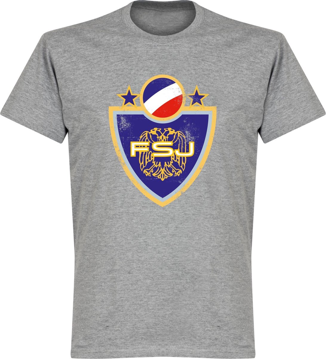 Joegoslavië Logo T-Shirt - Grijs - L