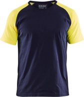 Blaklader T-shirt 3515-1030 - Marine/High Vis Geel - XL