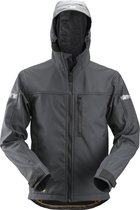 Snickers Workwear Snickers 1229 Softshell Werkjas AllroundWork Staalgrijs/Zwart