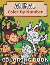 Animal Color By Number Coloring Book