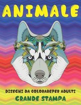 Disegni da colorare per adulti - Grande stampa - Animale