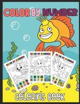 Color by number coloring book