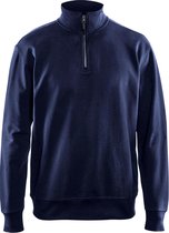 Blaklader Sweatshirt met halve rits 3369-1158 - Marineblauw - L
