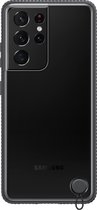 Samsung Clear Protective Hoesje - Samsung S21 Ultra - Zwart