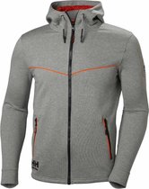 Helly Hansen Chelsea Evolution Hoodie - Grijs | Oranje - M