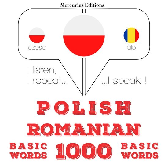 Polski - Rumuński: 1000 podstawowych słów - cover
