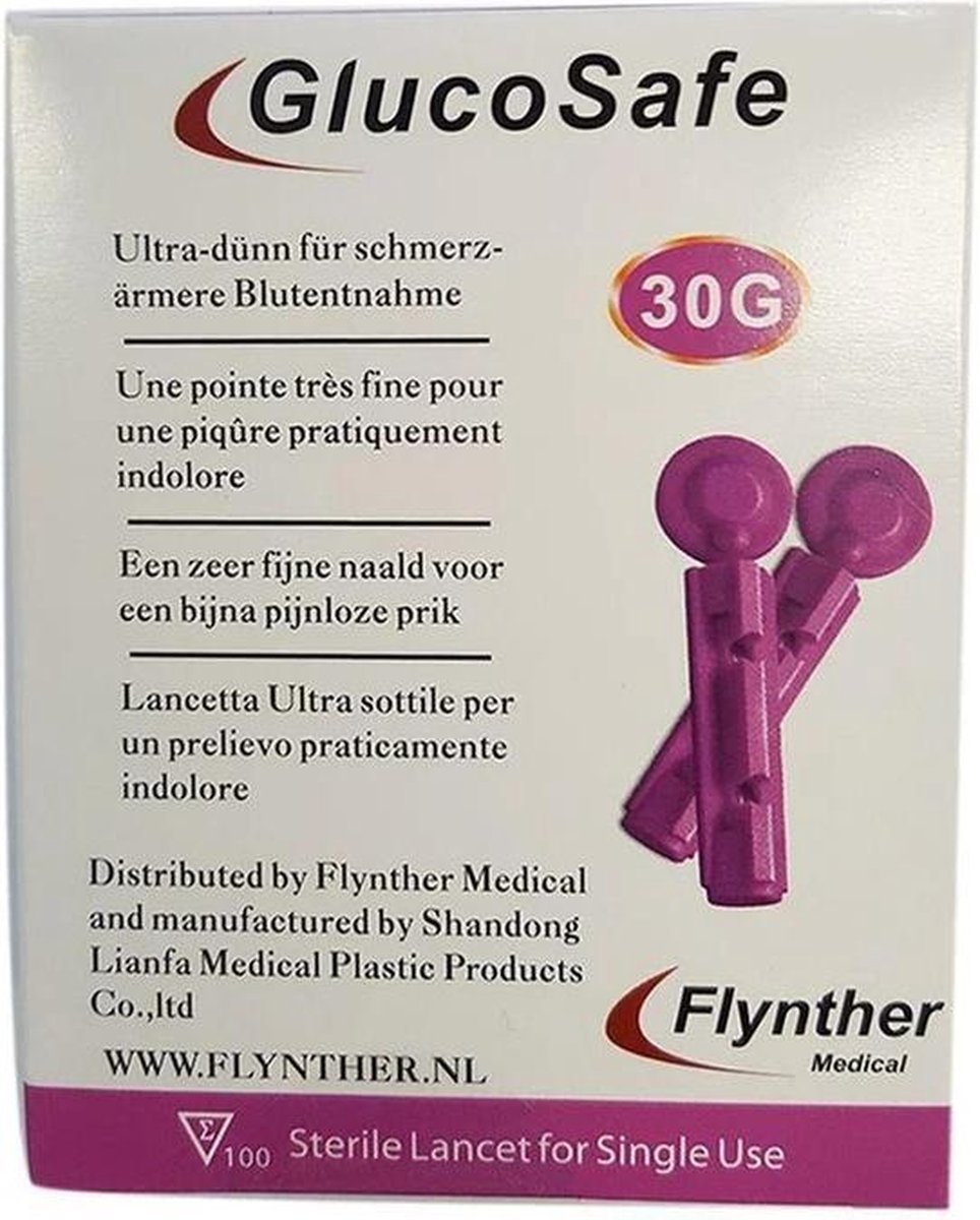 Goedkoopste GlucoSafe 30g lancetten (100 stuks