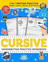 Boek cover Cursive Handwriting Practice Workbook for 3rd 4th 5th Graders van Scholastic Panda Education