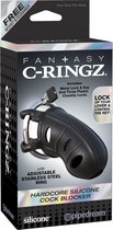 Fantasy c-ringz extreme silicone cock blocker