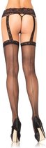 Stockings Jarratelkousen Jarratelgordel Panty Dames Sexy Ondergoed - Zwart - Leg Avenue®