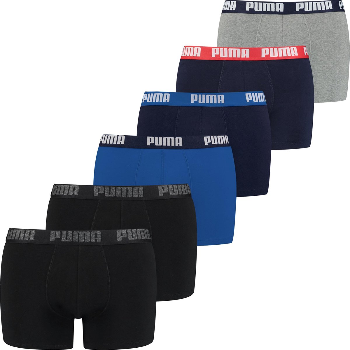 PUMA BASIC BOXER Mannen 6P - Maat XL