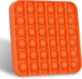 Fidget Toys Simple Dimple - Fidget Toys Pakket - Speelgoed - Pop It Vierkant Oranje