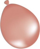 Ballonnen rosé goud 100 stuks 12,5 cm (5 inch)