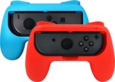 Nintendo Switch Joy con accessoires pakket - Nintendo Consule Case - Hoes-rood, blauw