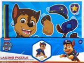 Toi-toys Rijgpuzzel Paw Patrol Chase Junior Blauw 10-delig