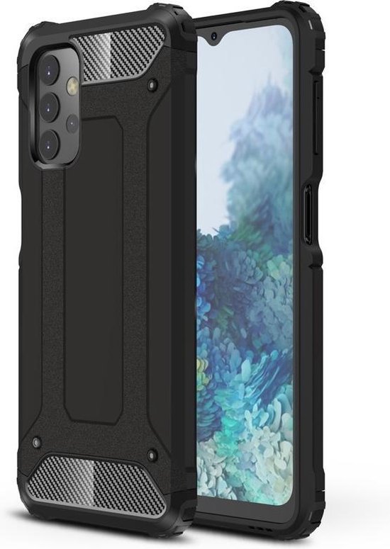 Armor Hybrid Back Cover Samsung Galaxy A32 5G Hoesje Zwart bol