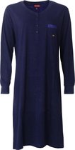 Medaillon dames nachthemd  Blauw MENGD2802A - Maten: XL