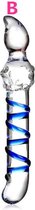 Glazen Dildo Type B Van 17CM op 3CM | Dildo Van Glas Voor Stimulatie Van Vagina Of Anaal / Prostaat