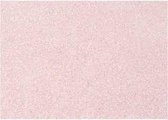 Hobbyvilt, A4 21x30 cm, dikte 1 mm, roze, zilver glitter, 10vellen