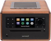 Sonoro ELITE V2 - Internet Radio met CD-Speler - Walnoot Antraciet Limited Edition