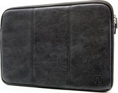 NEGOTIA Vintage Abbey - Leren Laptophoes 15,6 inch - Macbook Pro 16 inch case / hoes - Laptop Sleeve 15 inch - Zwart