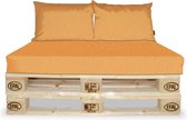 set palletkussens, matras 120 x 80 cm met 2 plofkussens Agora Verkrijgbaar in vele kleuren Waterbestendig | kleurstendig | schimmelwerend| vlekwerend / Sierkussens buiten tuin loun