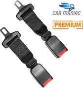 Car Maniac® -  Gordelverlenger 36 cm (value pack) 2stuks  - Safety belt - Verlengstuk - Veiligheidsgordel