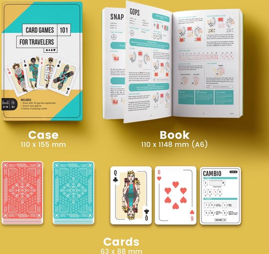 Thumbnail van een extra afbeelding van het spel Card Games For Travelers - Box Set