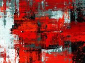 Rivasono Imago Designs - Akoestisch paneel - Red and black - 120x90 cm - Geluidsisolatie - Akoestische panelen