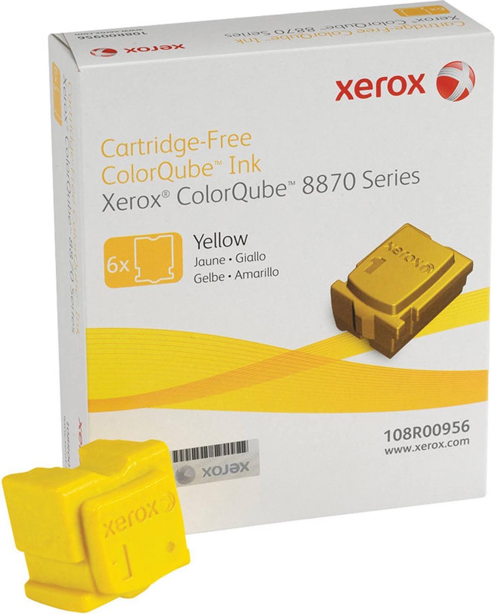 Xerox 108R00964 inkt-stick 6 pc(s) Yellow 17300 pages