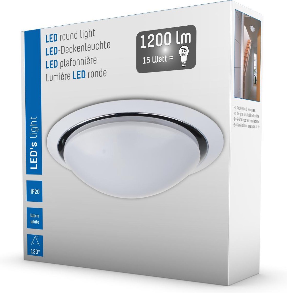 LED's Light plafondlamp LUXURY 15W √ò35cm bol.com