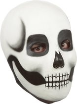 Partychimp Skelet Schedel Skull Volledig Hoofd Masker Halloween voor bij Halloween Kostuum Volwassenen Carnaval - Latex - One size