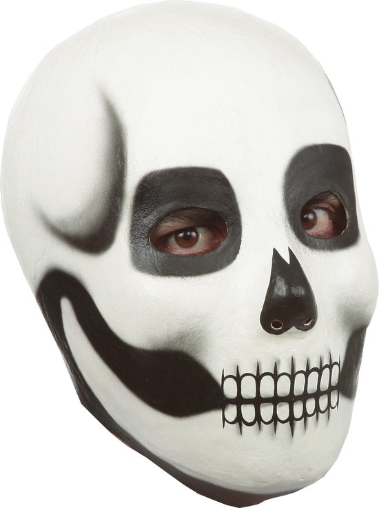 Partychimp Skelet Schedel Skull Volledig Hoofd Masker Halloween voor bij  Halloween... | bol.com