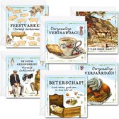 Rien Poortvliet Wenskaarten - Lang Leve de Boerderij set 1 - 6 stuks