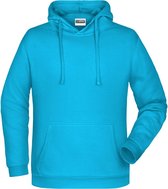 James And Nicholson Heren Basis Hoodie (Turquoise)