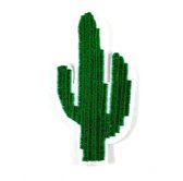 Cactus Strijk Embleem Patch Groen 4 cm / 7 cm / Groen