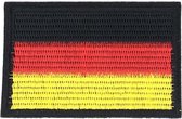 Duitse Vlag Duitsland Nationale Vlag Strijk Embleem Patch 7,7 x 5 cm