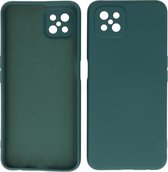 Bestcases 2.0mm Thick Fashion Phone Case Backcover - Coque en Siliconen - Oppo Reno 4 Z - Oppo A92s - Vert armée